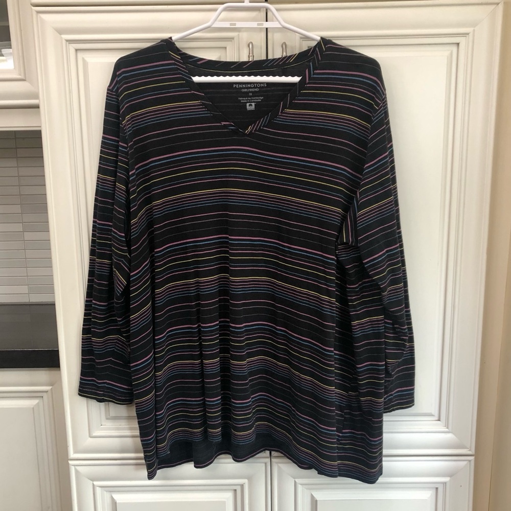 SIZE 1X - Penningtons women’s stripe top